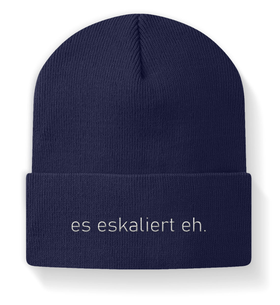 es eskaliert eh - Beanie mit Stick