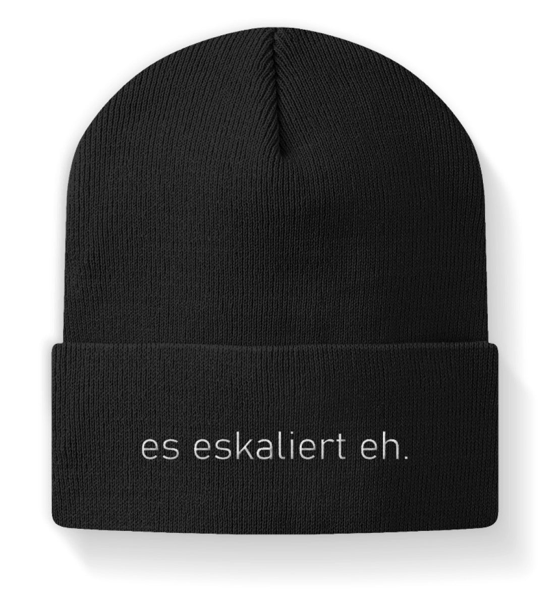 es eskaliert eh - Beanie mit Stick