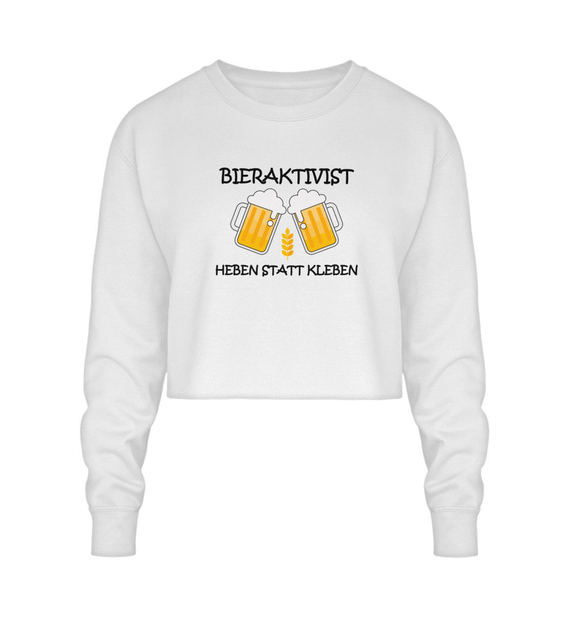 Bieraktivist - Crop Sweatshirt