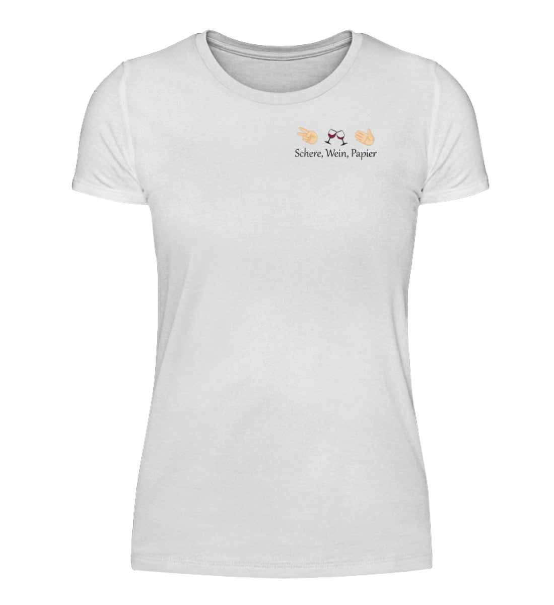 Schere, Wein, Papier - Damenshirt
