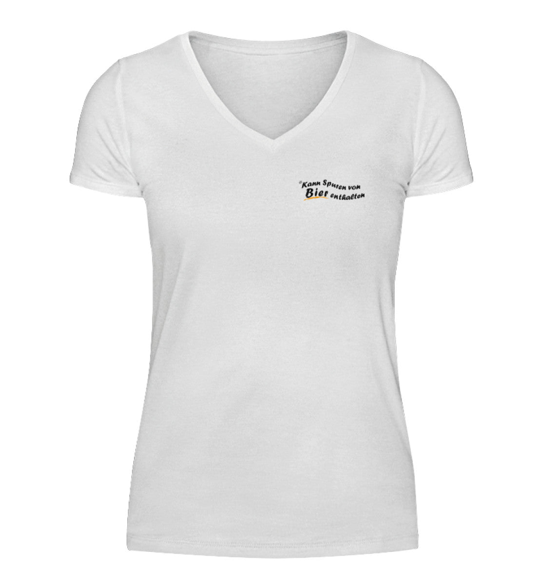 Kann Spuren von Bier enthalten - V-Neck Damenshirt