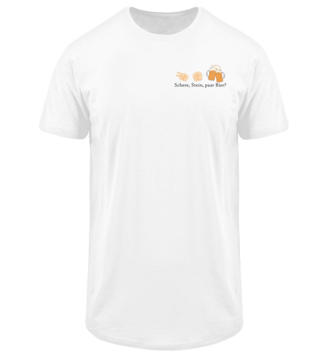 Schere, Stein, paar Bier?  - Long Shirt