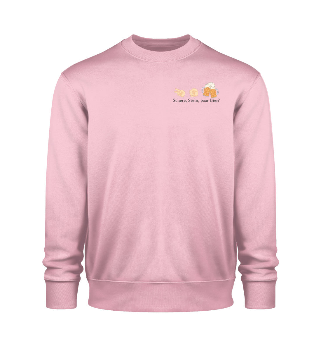 Schere, Stein, paar Bier? - Premium Sweatshirt 🌱
