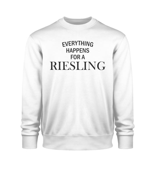Everything happens for a Riesling  - Premium Sweatshirt 🌱