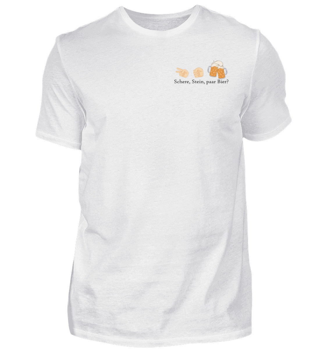 Schere, Stein, paar Bier?  - Herren Premiumshirt