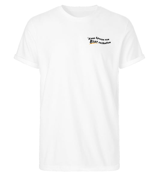 Kann Spuren von Wein enthalten - Herren RollUp Shirt