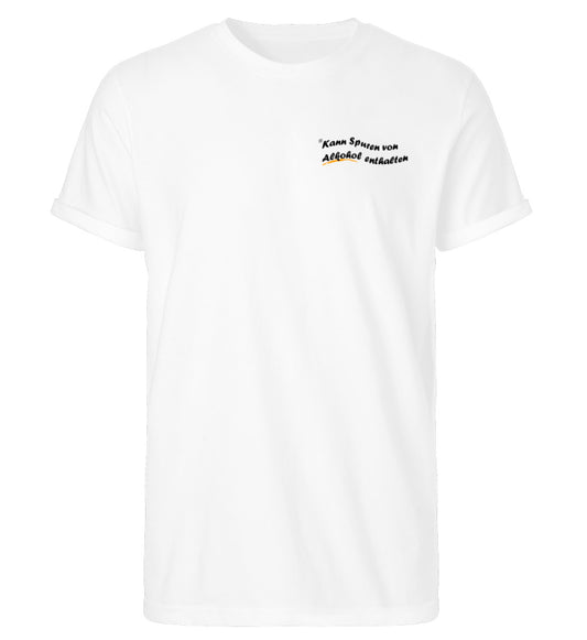 Kann Spuren von Alkohol enthalten - Herren RollUp Shirt