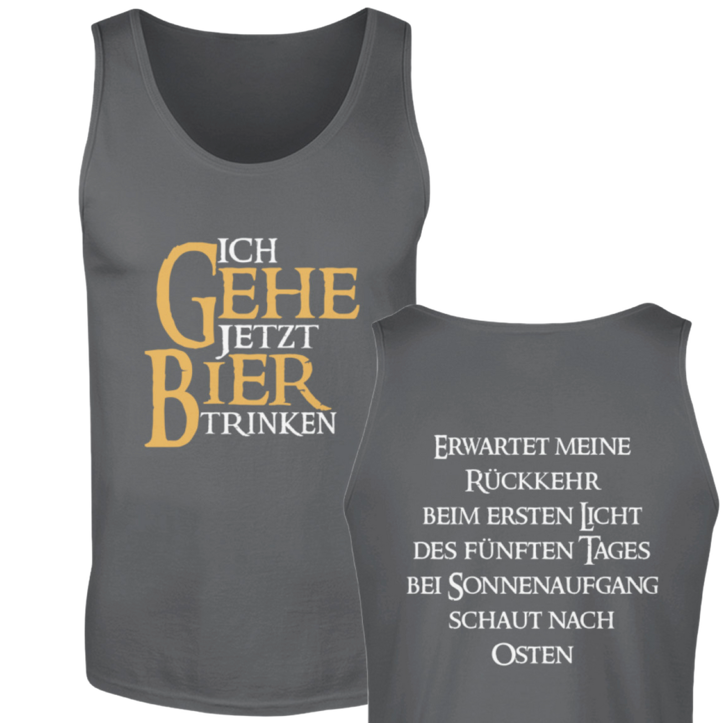 Ich gehe jetzt Bier trinken  - Herren Tanktop