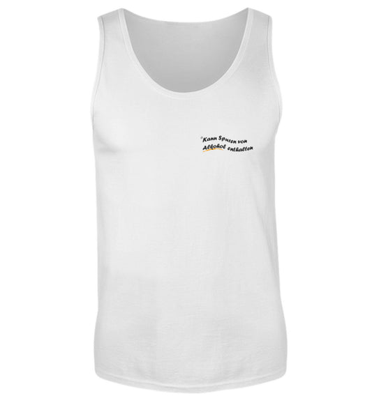 Kann Spuren von Alkohol enthalten - Herren Tanktop