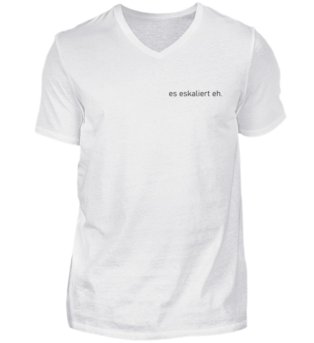 es eskaliert eh - Herren V-Neck Shirt