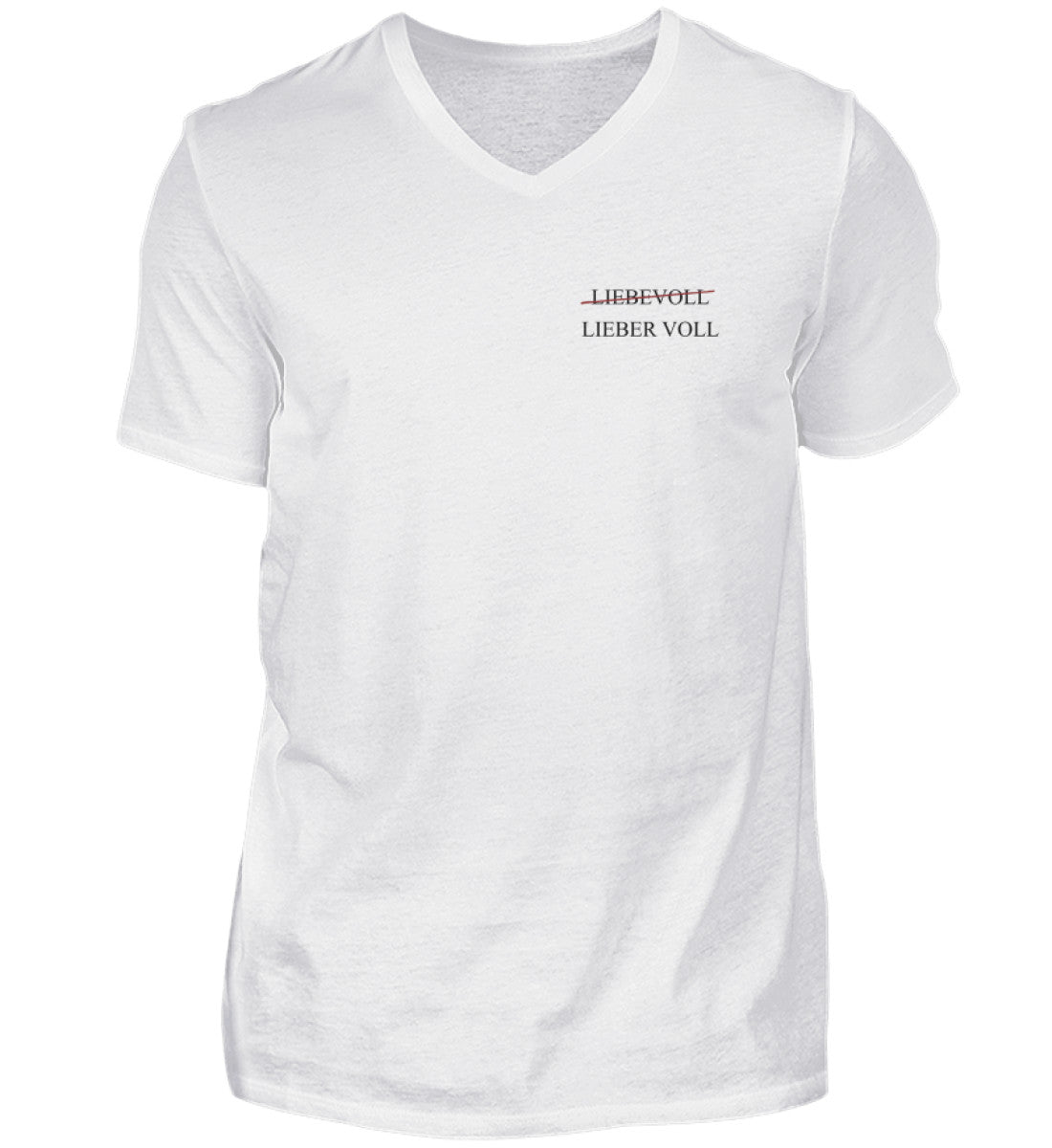 Liebevoll - Herren V-Neck Shirt