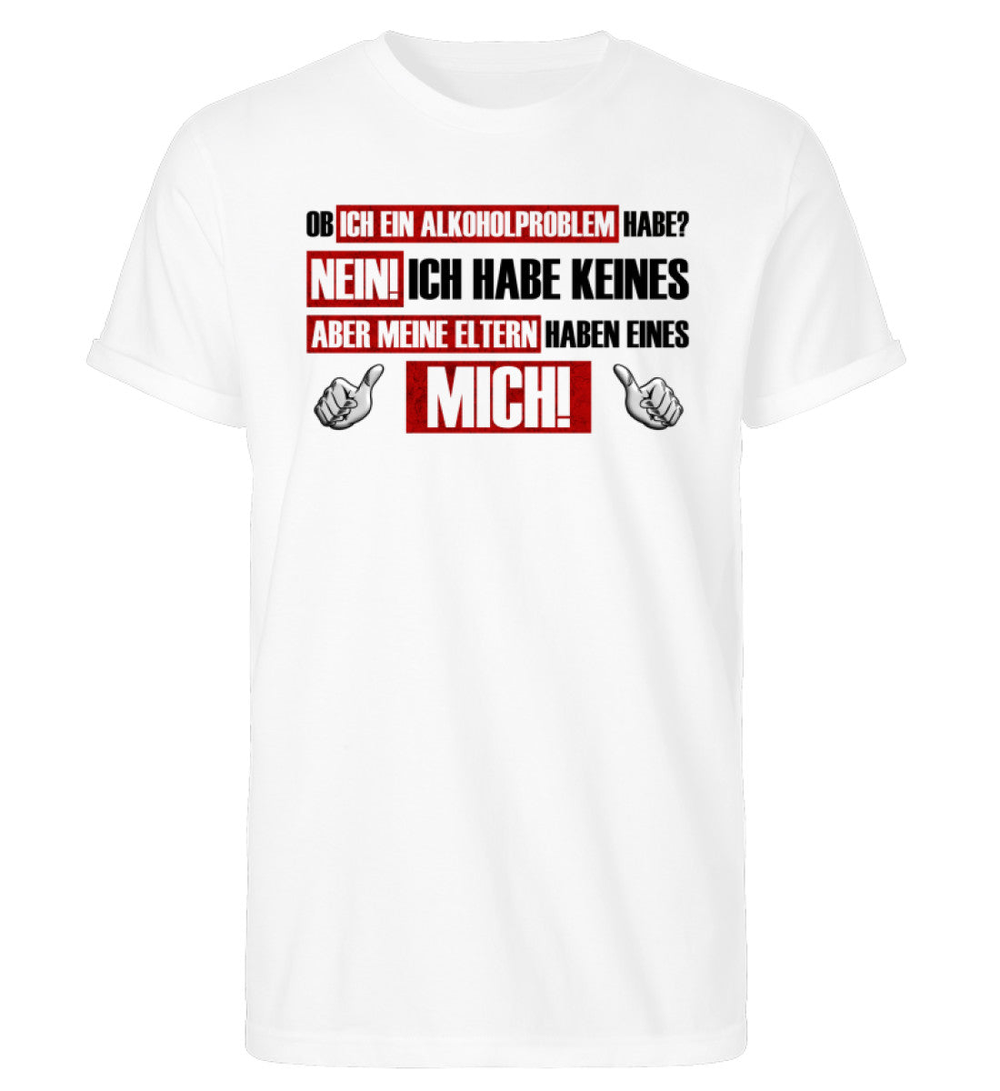 Alkoholproblem - Herren RollUp Shirt
