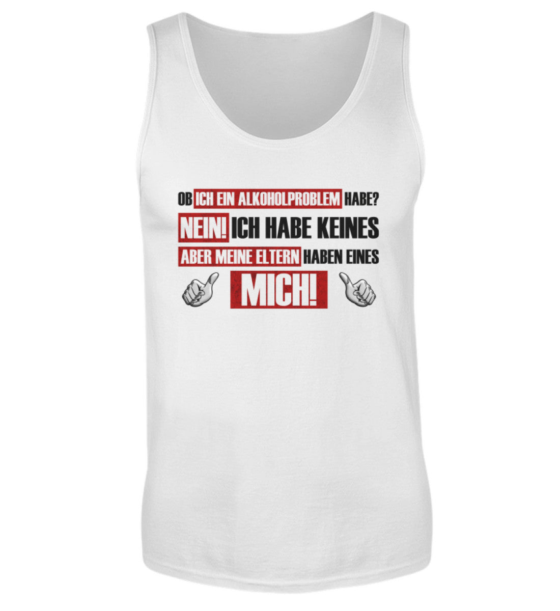 Alkoholproblem - Herren Tanktop