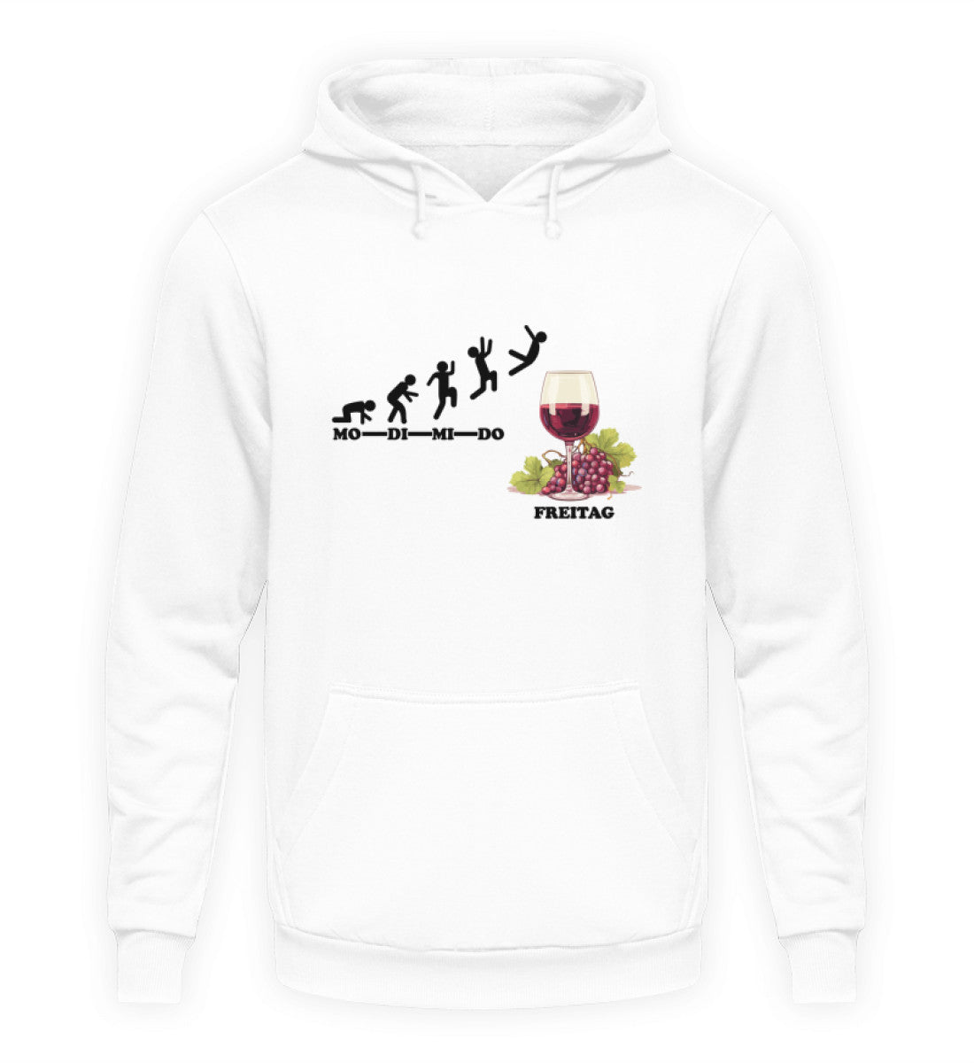 Endlich Freitag - Wein - Hoodie