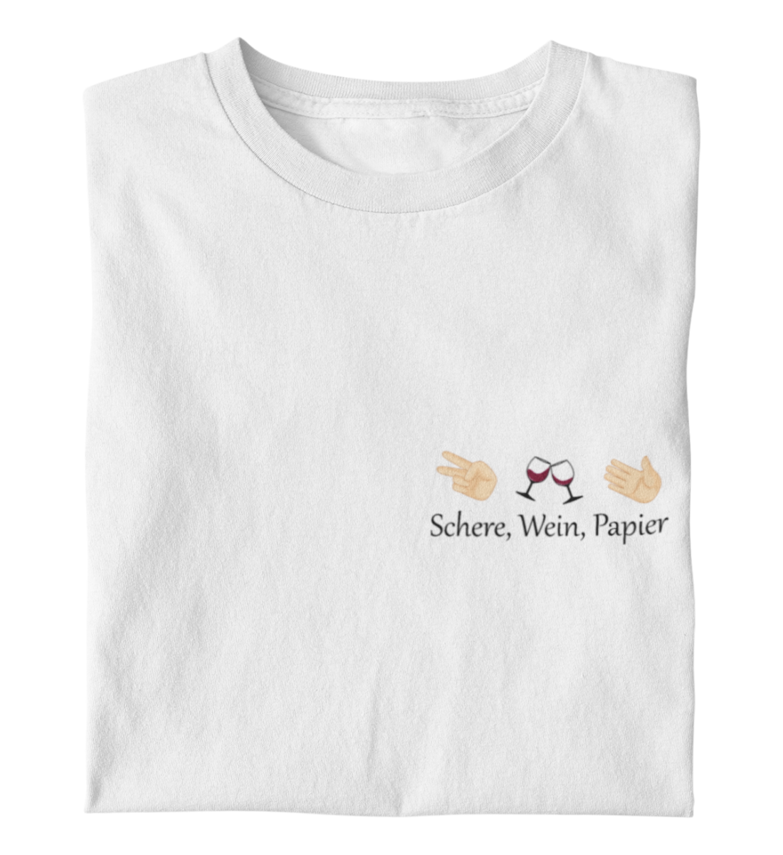 Schere, Wein, Papier - T-Shirt