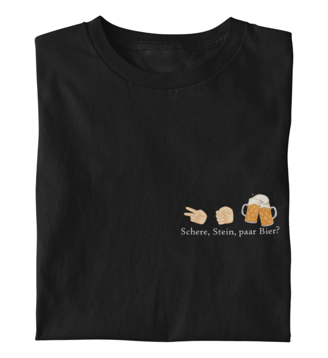 Schere, Stein, paar Bier? - T-Shirt