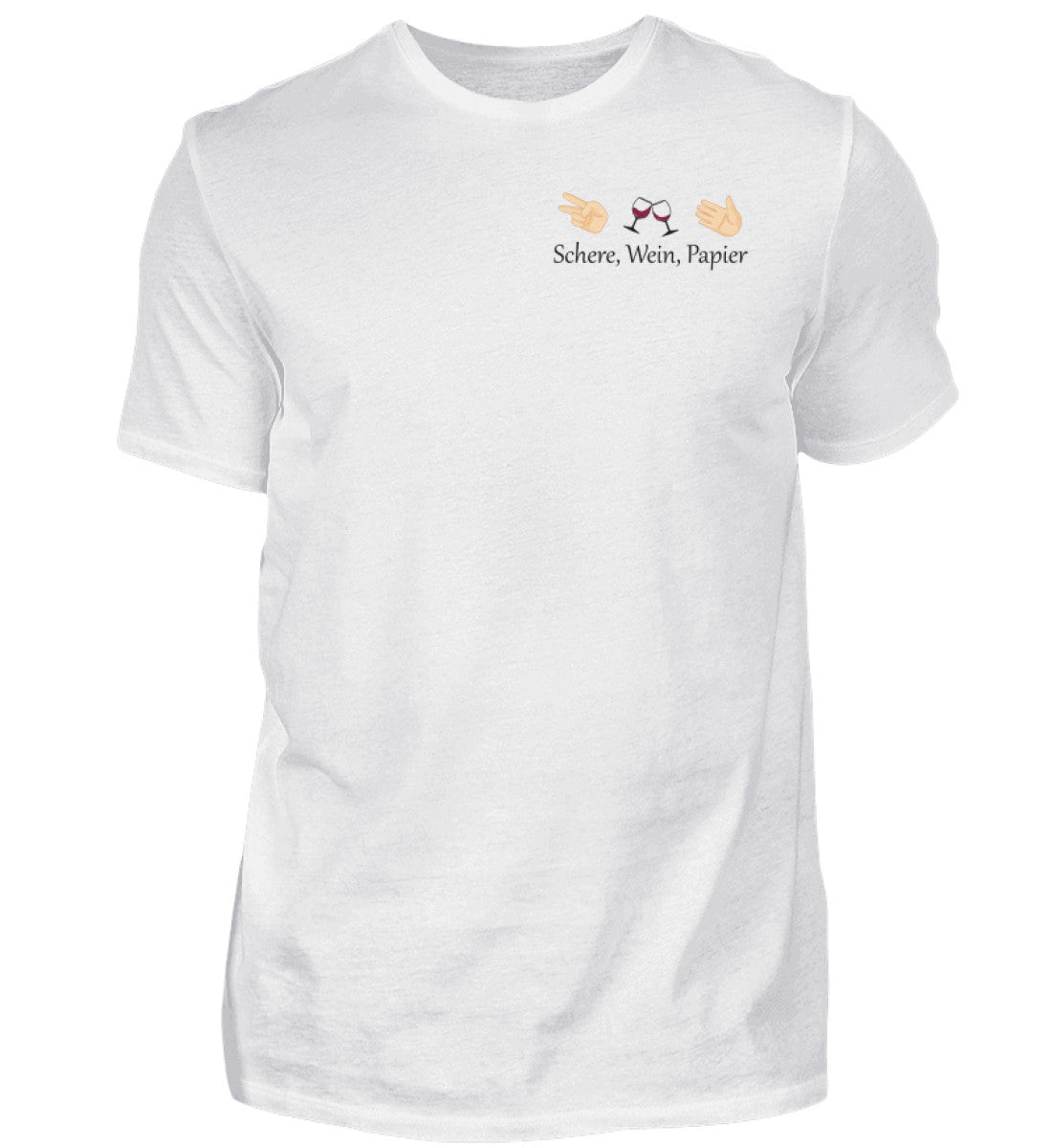 Schere, Wein, Papier - T-Shirt