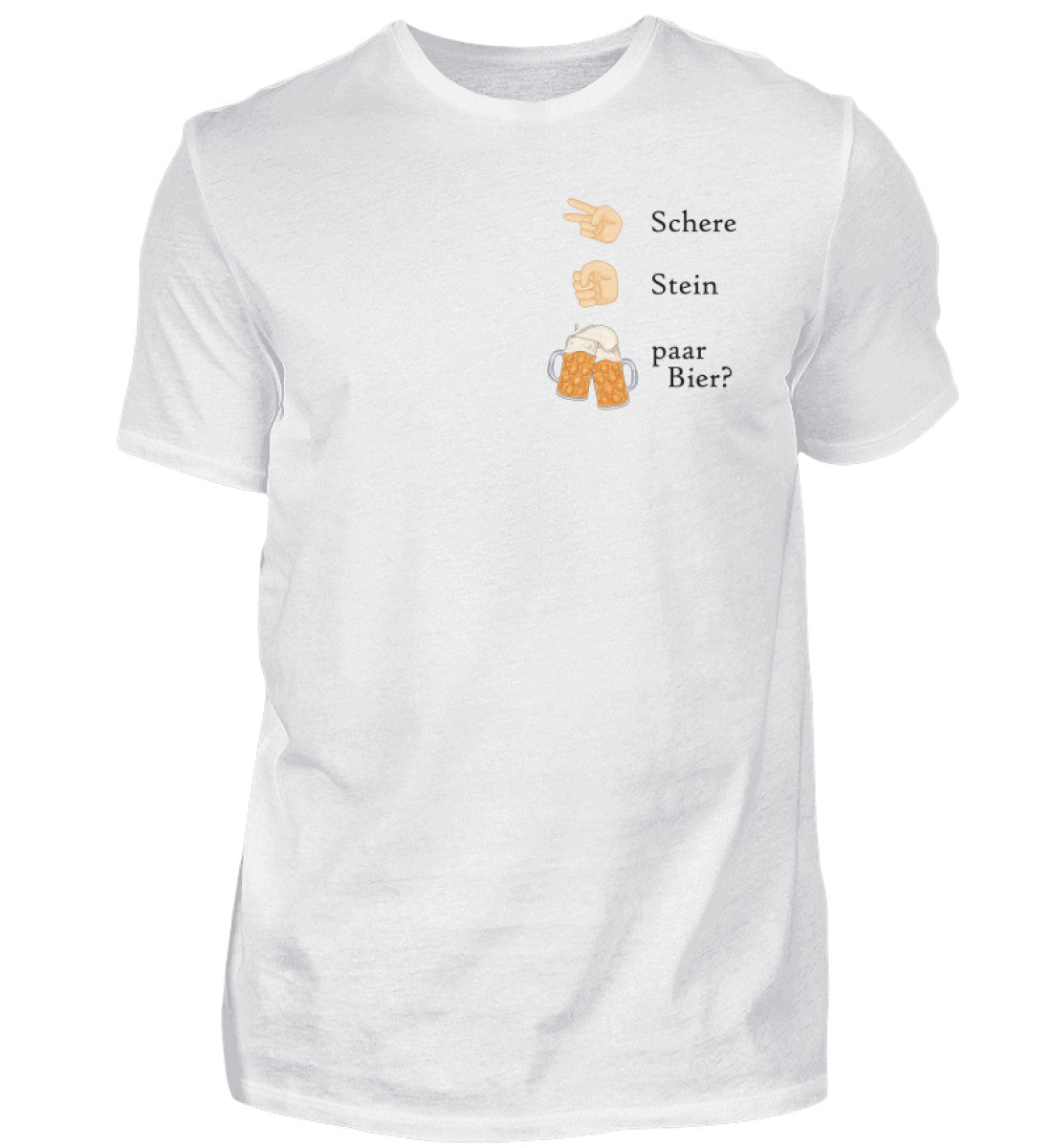 Schere, Stein, paar Bier? - T-Shirt
