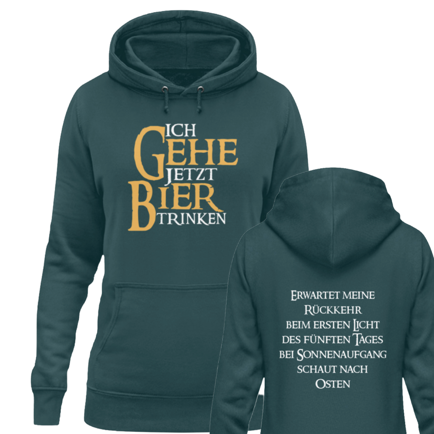 Ich gehe jetzt Bier trinken  - Damen Hoodie