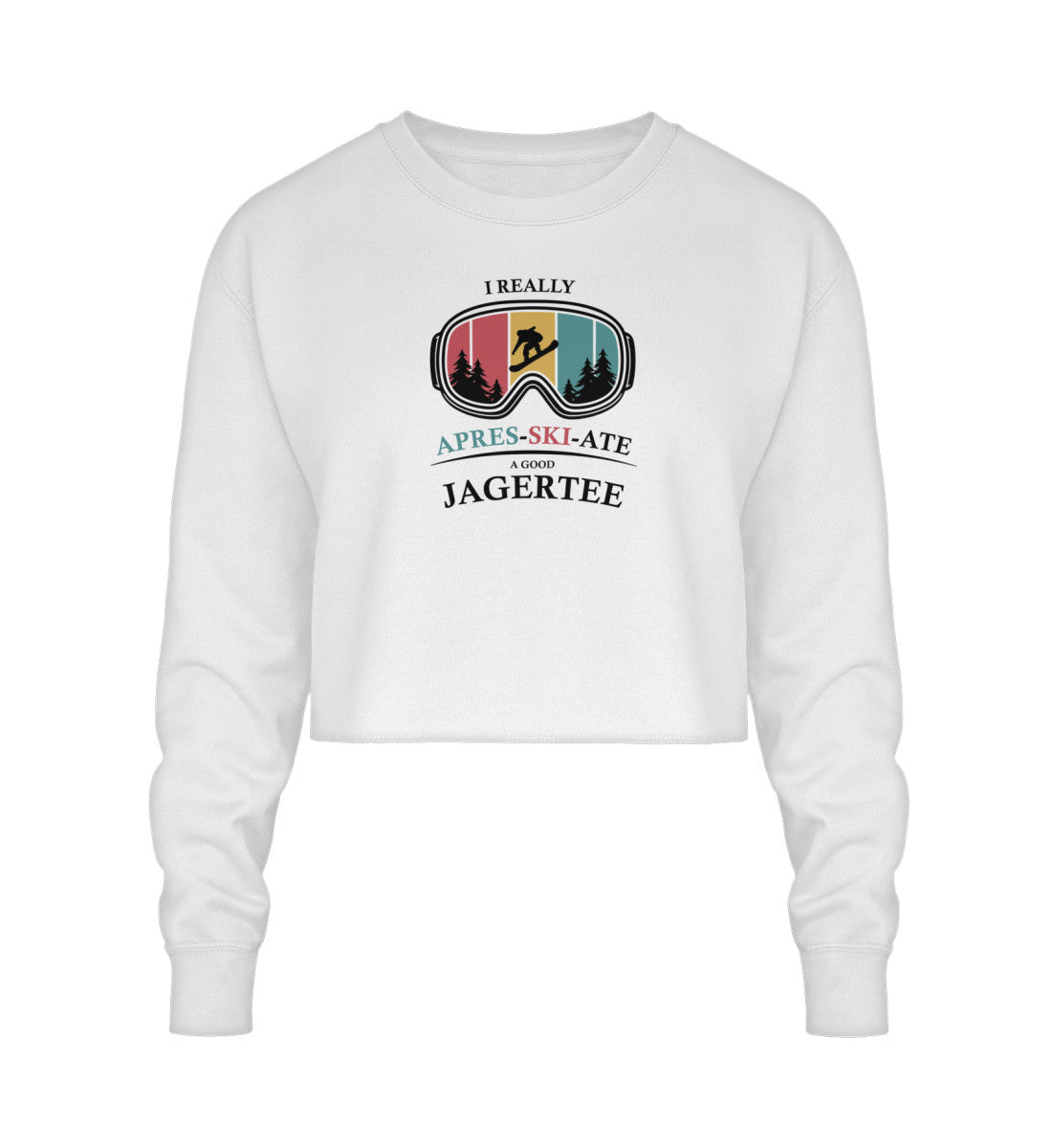 Apres-Ski-ate - Snowboard  - Crop Sweatshirt