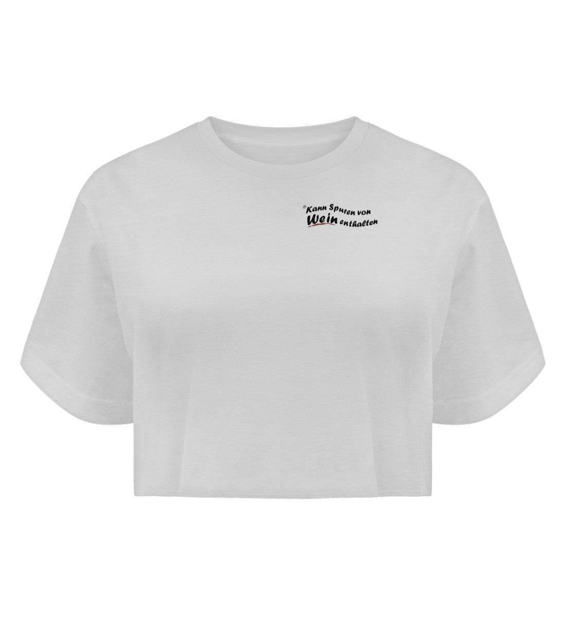 Kann Spuren von Wein enthalten - Boyfriend Crop Top