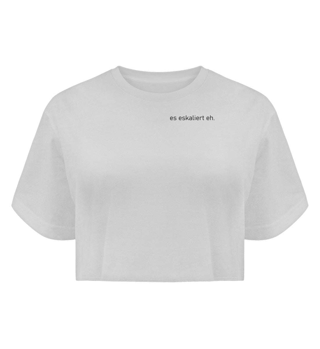 es eskaliert eh - Boyfriend Crop Top