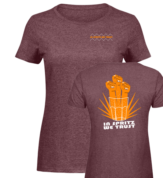 In Spritz we trust - Damen Melange Shirt