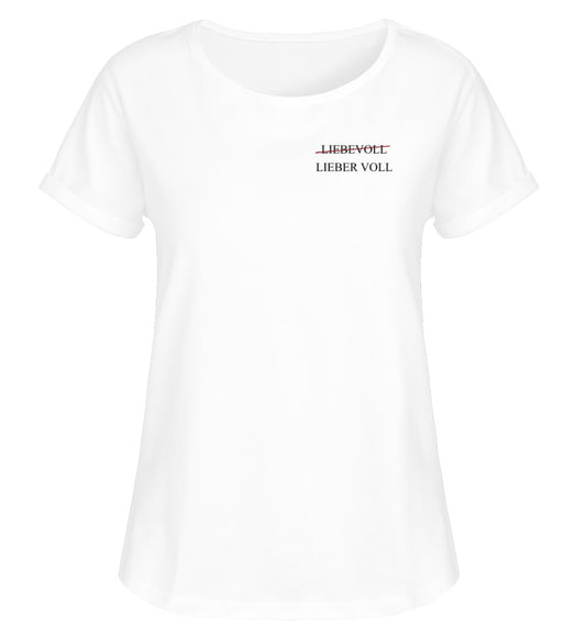 Liebevoll - Damen RollUp Shirt