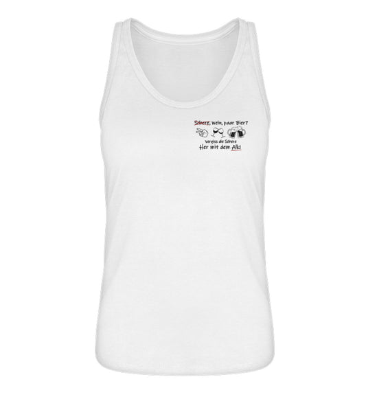 Schere, Wein, paar Bier? - Damen Tanktop 🌱