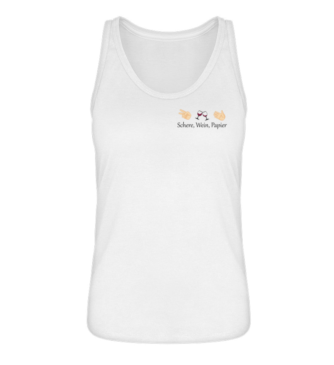 Schere, Wein, Papier - Damen Tanktop 🌱
