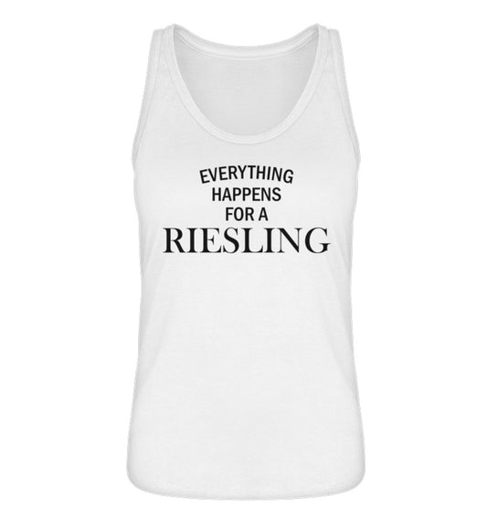 Everything happens for a Riesling - Damen Tanktop 🌱