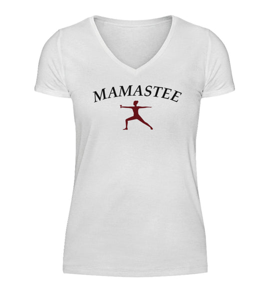 Mamastee - V-Neck Damenshirt
