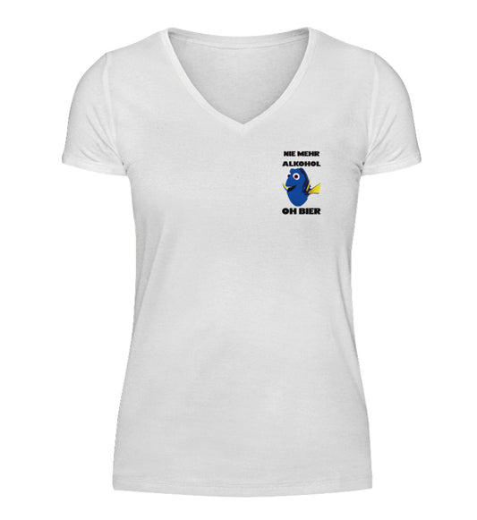 Dori - Nie mehr Alkohol Oh Bier - V-Neck Damenshirt