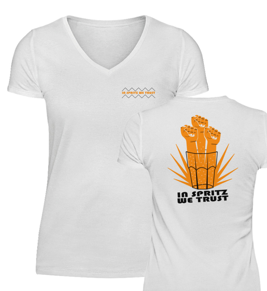 In Spritz we trust - V-Neck Damenshirt
