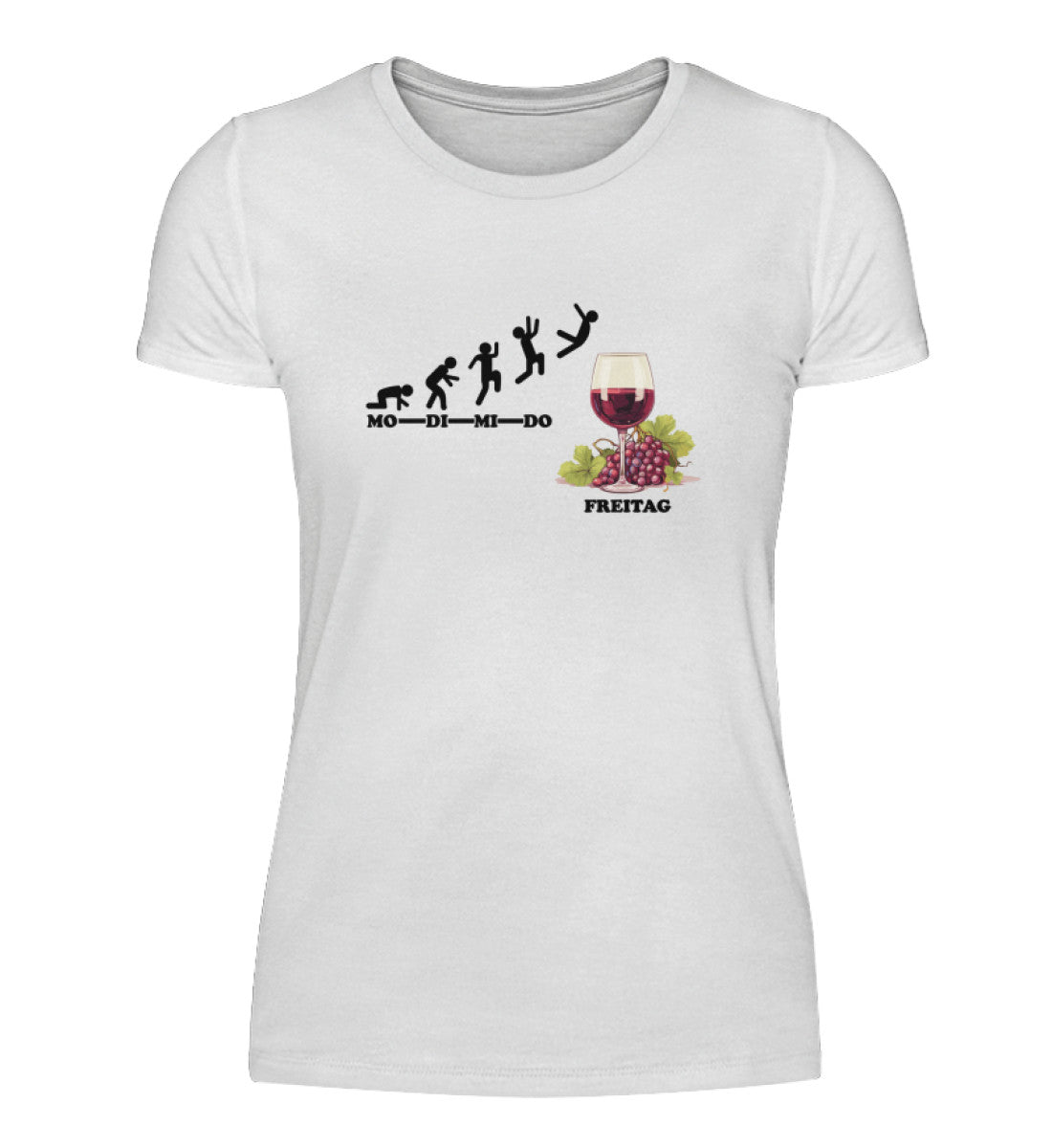 Endlich Freitag - Wein  - Damenshirt