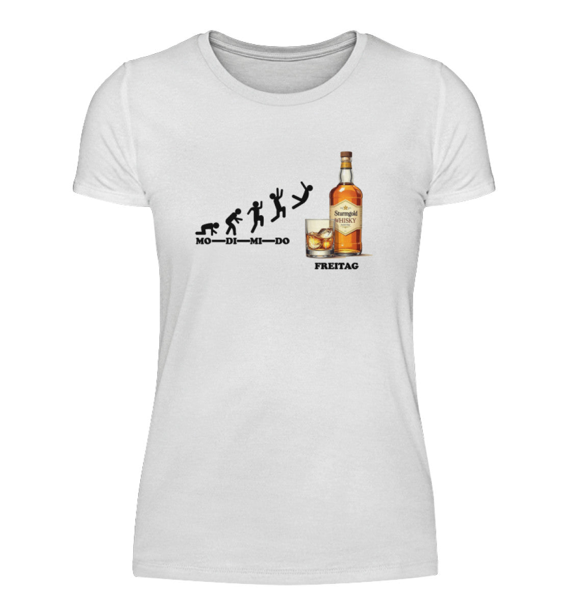 Endlich Freitag - Whisky  - Damenshirt
