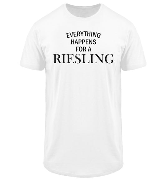Everything happens for a Riesling  - Herren Long Tee