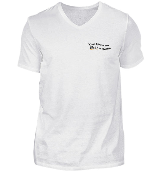 Kann Spuren von Wein enthalten - Herren V-Neck Shirt