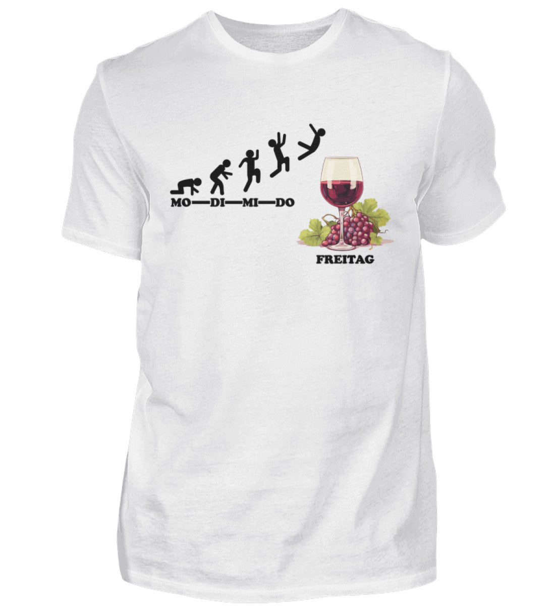 Endlich Freitag - Wein  - T-Shirt