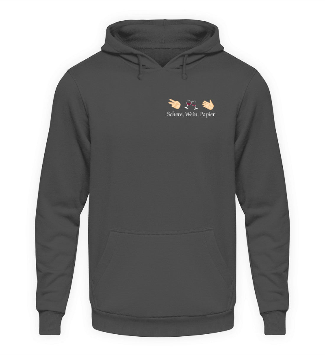 Schere, Wein, Papier - Hoodie