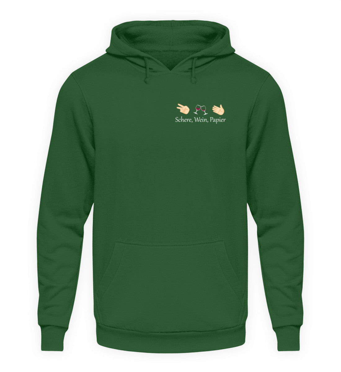 Schere, Wein, Papier - Hoodie