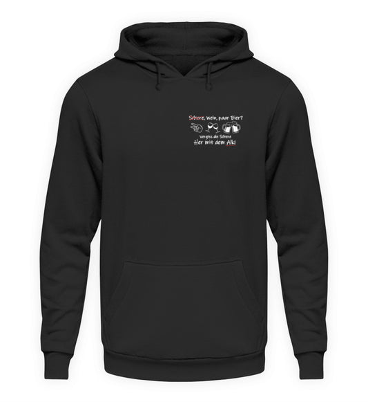 Schere, Wein, paar Bier? - Hoodie