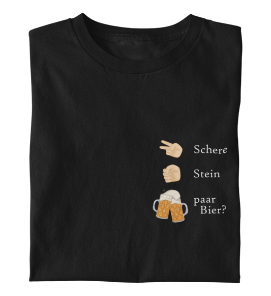 Schere, Stein, paar Bier? - T-Shirt