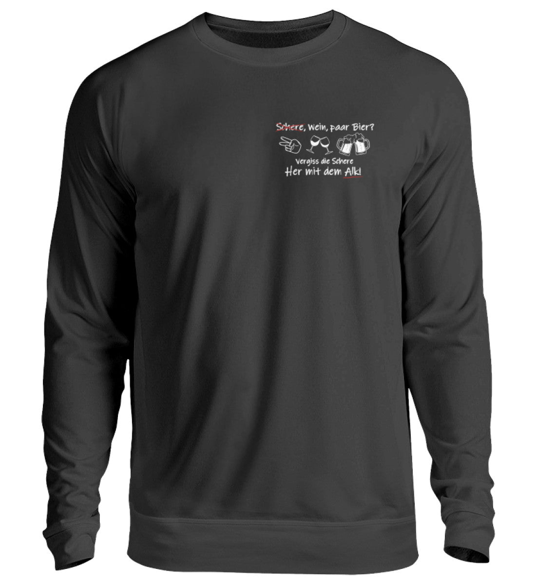 Schere, Wein, paar Bier? - Pullover