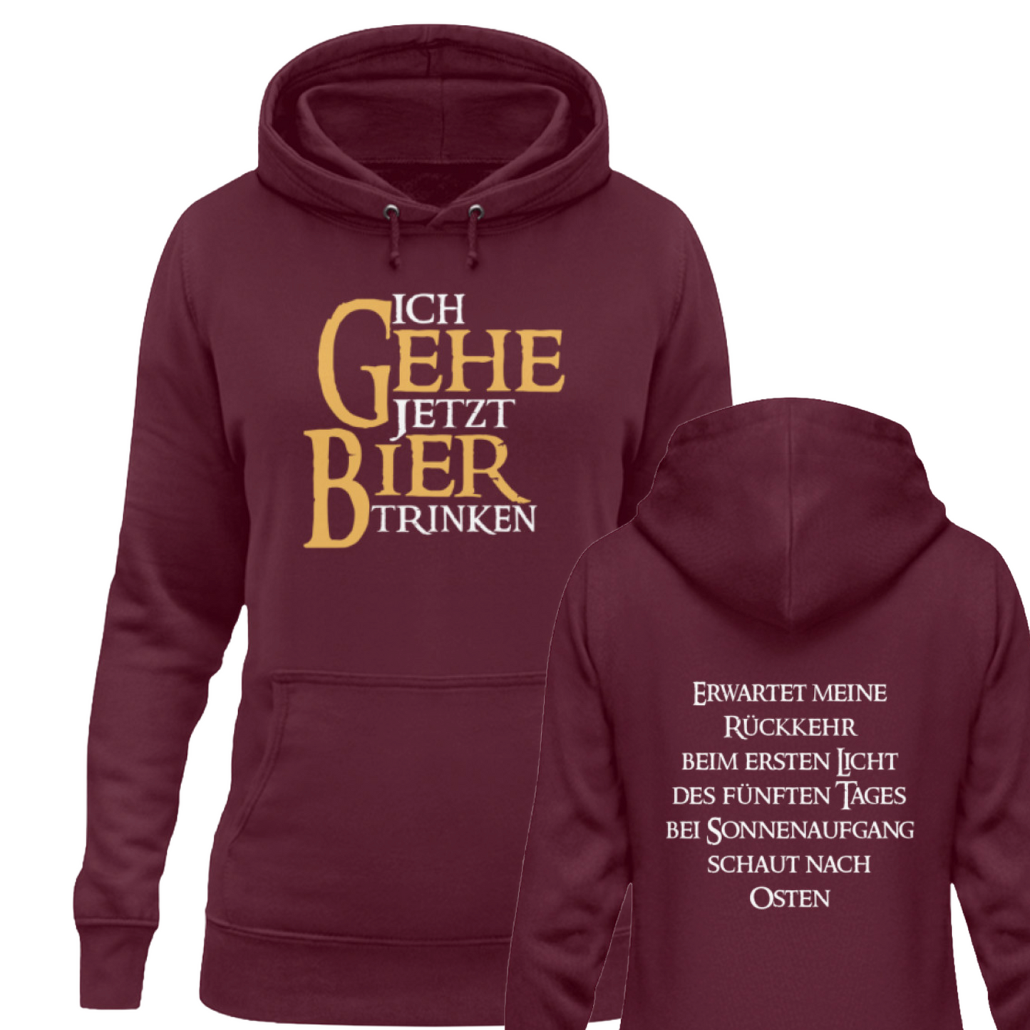 Ich gehe jetzt Bier trinken  - Damen Hoodie