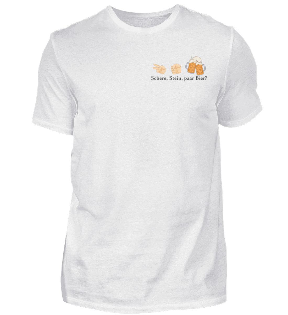 Schere, Stein, paar Bier? - T-Shirt