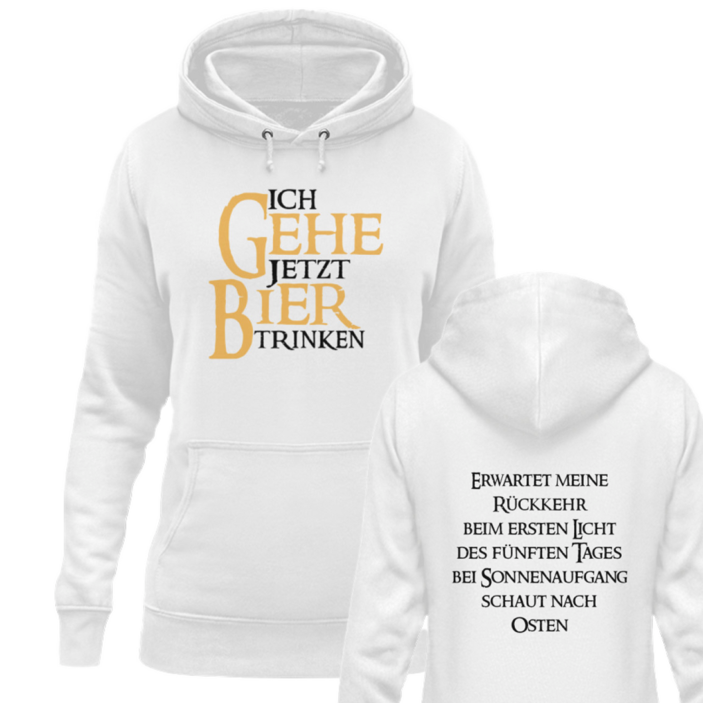 Ich gehe jetzt Bier trinken  - Damen Hoodie